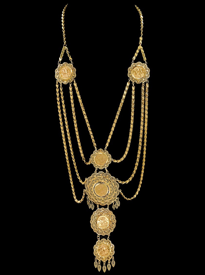 21K Gold Coin Necklace – SW11183